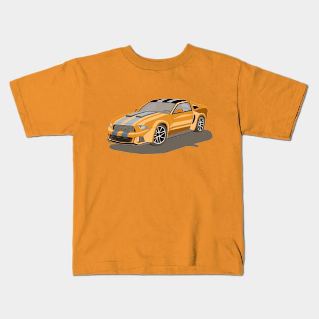 Car Kids T-Shirt by An.D.L.